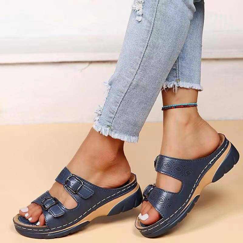 EOS | Sandalen Schnallenriemen Slip On Sommerschuhe EOS | Hausschuhe Damen