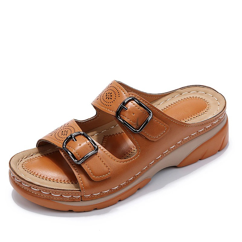 EOS | Sandalen Schnallenriemen Slip On Sommerschuhe EOS | Hausschuhe Damen