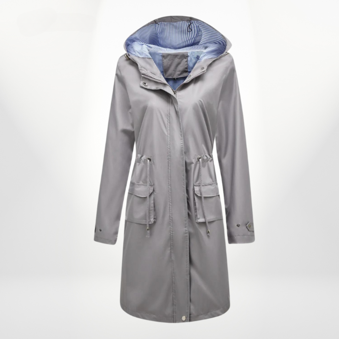 EOS | wasserdichter langer Parka mit Kapuze für Damen