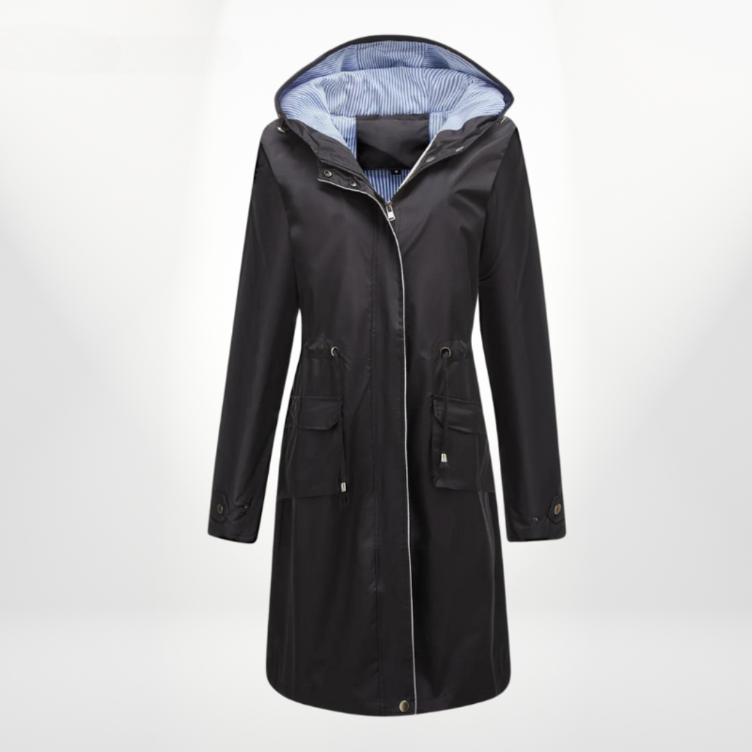 EOS | wasserdichter langer Parka mit Kapuze für Damen