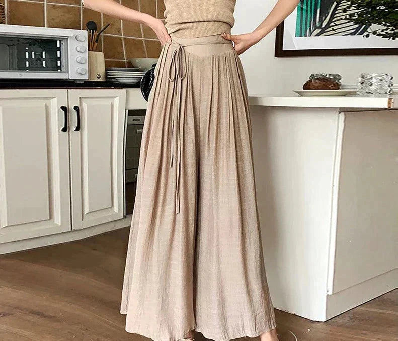 EOS | Rosa Maxi Leinenrock