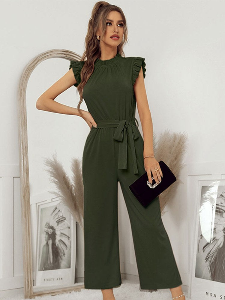 EOS | Pinker Rüschen Jumpsuit
