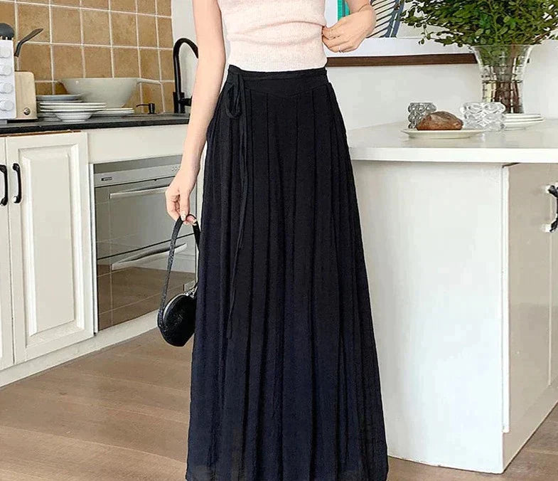 EOS | Rosa Maxi Leinenrock