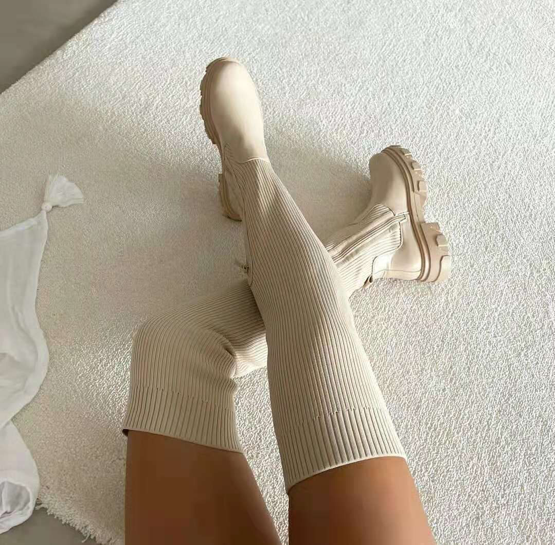 EOS | Stylische Overknee Sock Stiefel für jeden Anlass