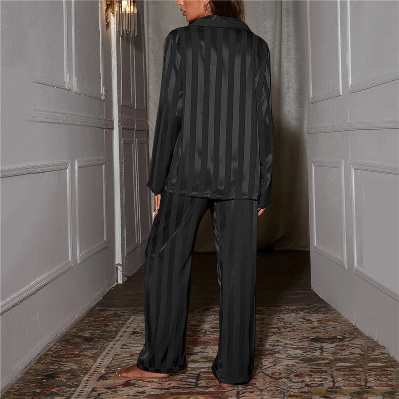 EOS | Set Langarm Button Up Lounge Set Satin EOS | Set