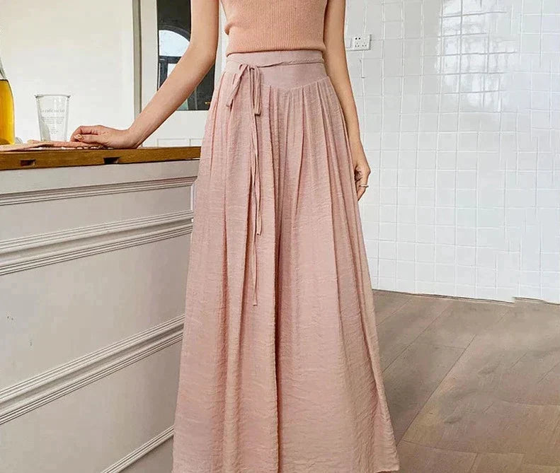 EOS | Rosa Maxi Leinenrock