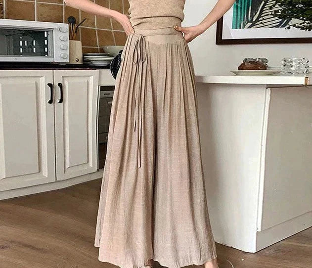 EOS | Rosa Maxi Leinenrock