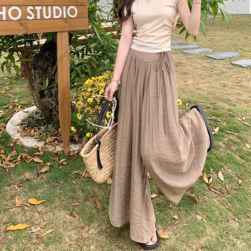 EOS | Rosa Maxi Leinenrock