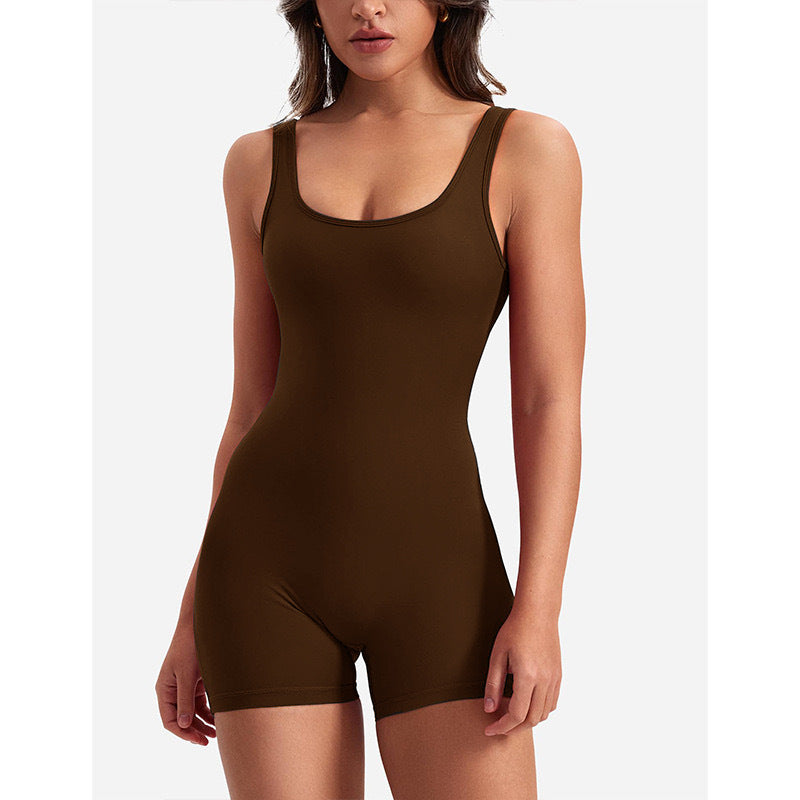 EOS | ärmellos mit Knitter Hose Shorts Overall Overall Fitnessbekleidung