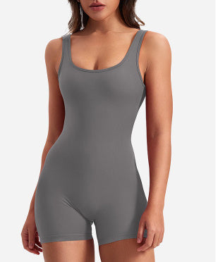 EOS | ärmellos mit Knitter Hose Shorts Overall Overall Fitnessbekleidung