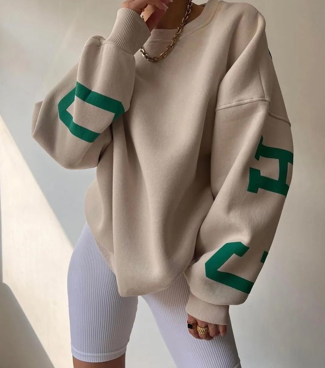 EOS | Übergroßes Sweatshirt kuscheliges, locker sitzendes Damen Sweatshirt