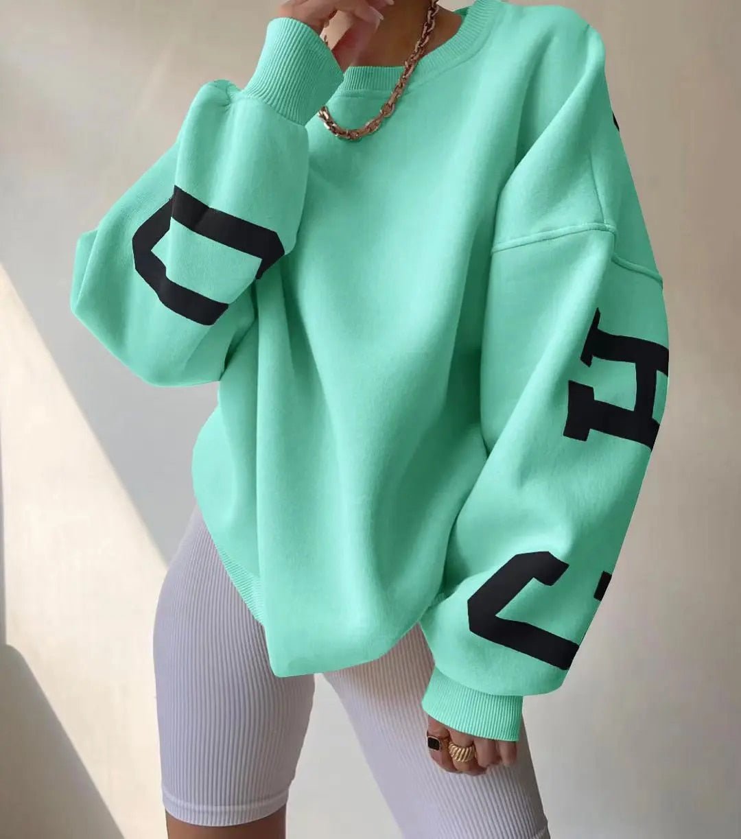 EOS | Übergroßes Sweatshirt kuscheliges, locker sitzendes Damen Sweatshirt
