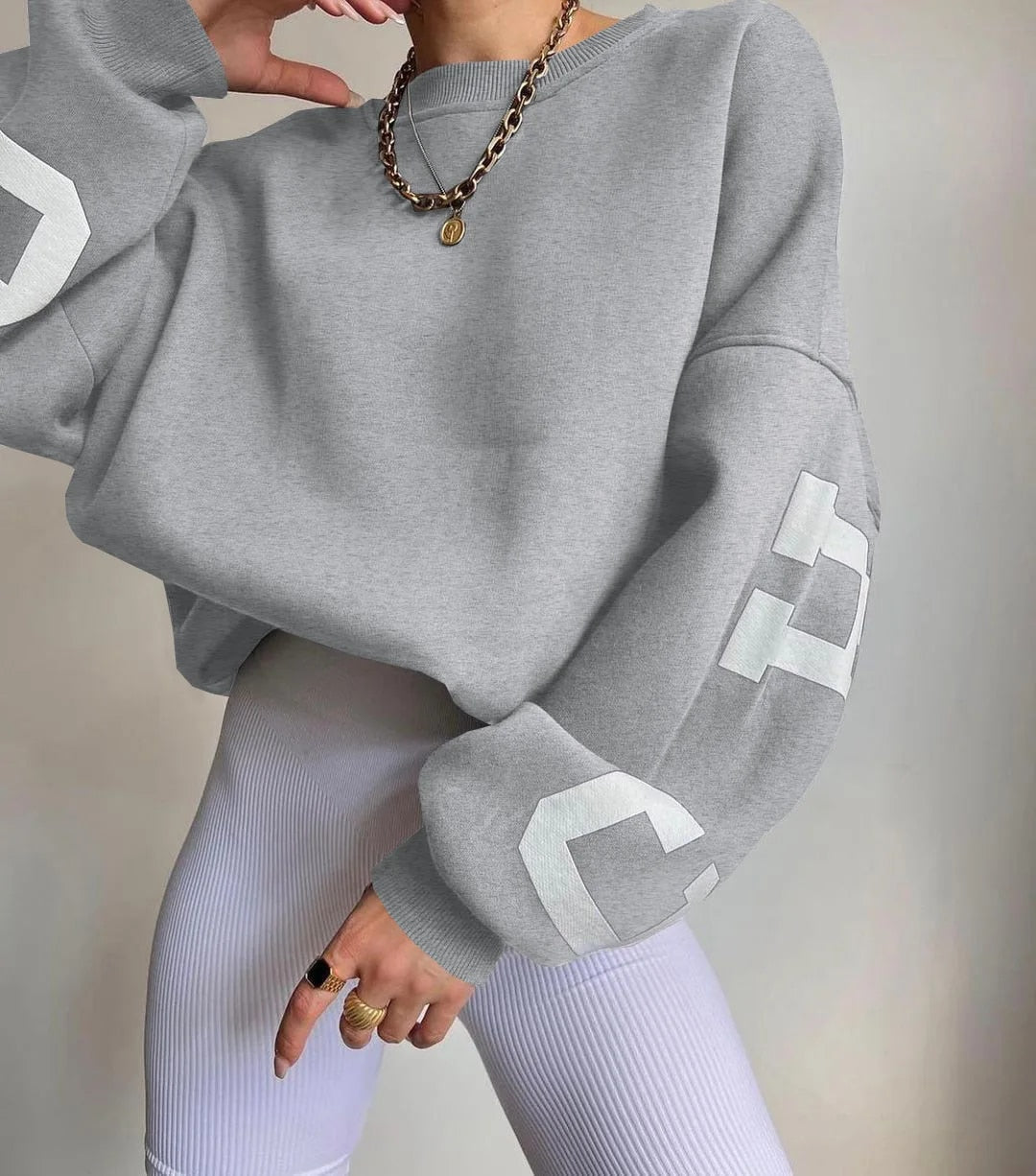 EOS | Übergroßes Sweatshirt kuscheliges, locker sitzendes Damen Sweatshirt