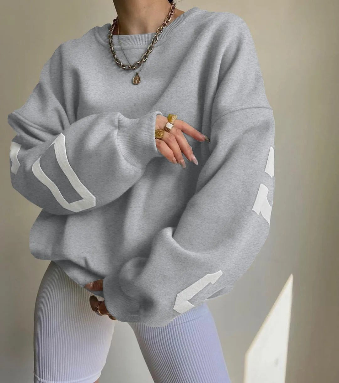 EOS | Übergroßes Sweatshirt kuscheliges, locker sitzendes Damen Sweatshirt