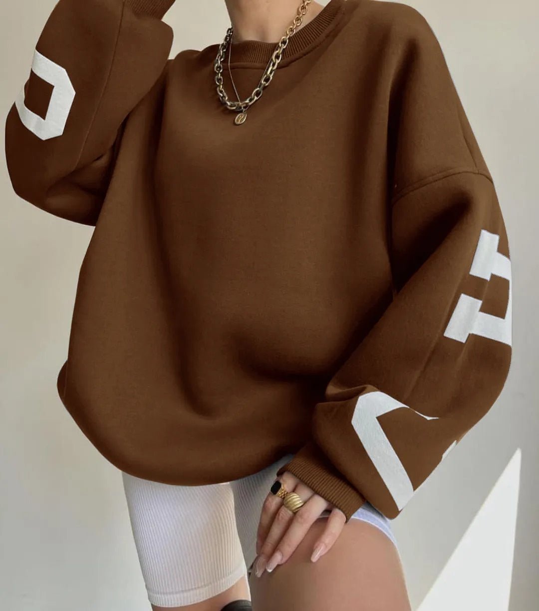 EOS | Übergroßes Sweatshirt kuscheliges, locker sitzendes Damen Sweatshirt