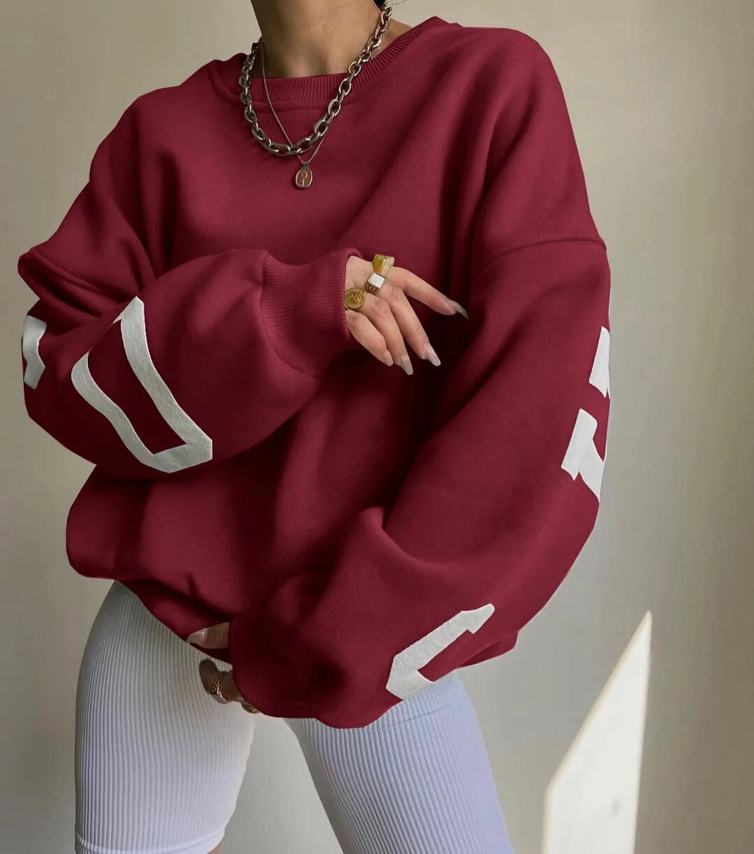 EOS | Übergroßes Sweatshirt kuscheliges, locker sitzendes Damen Sweatshirt