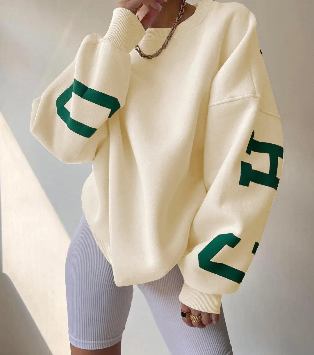 EOS | Übergroßes Sweatshirt kuscheliges, locker sitzendes Damen Sweatshirt