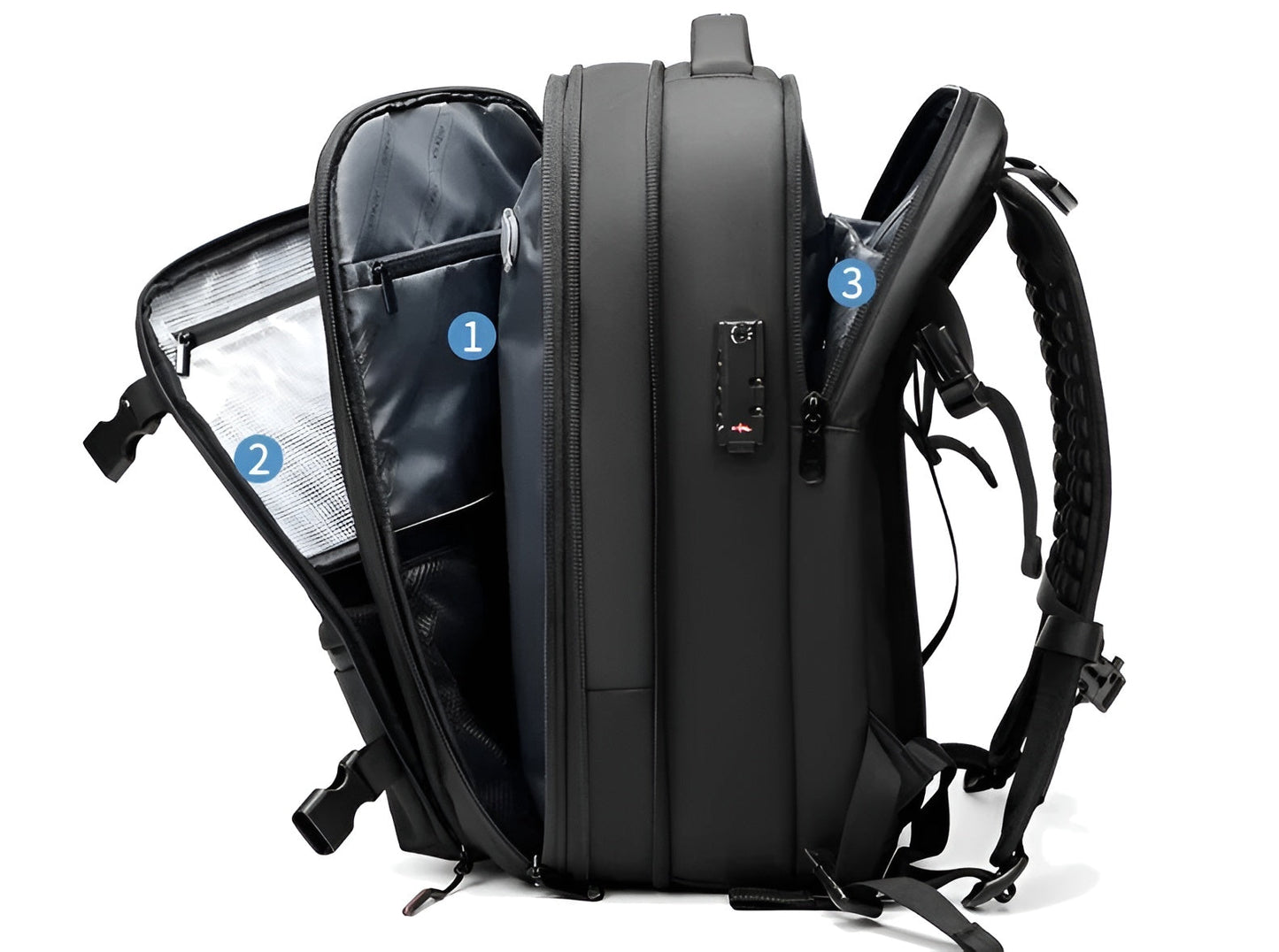 EOS | Reiserucksack mit Vakuumkompression