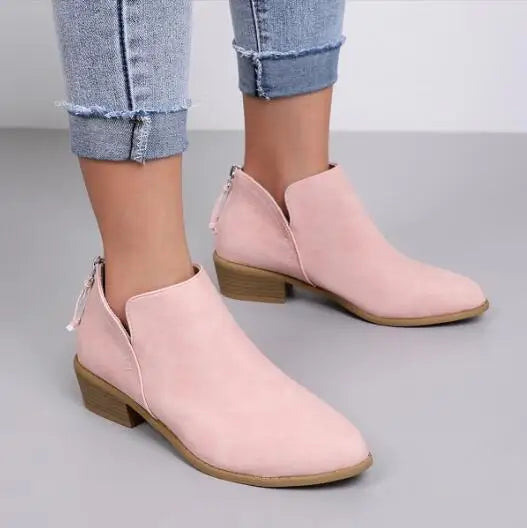 EOS | Stylische Wildleder Stiefeletten mit