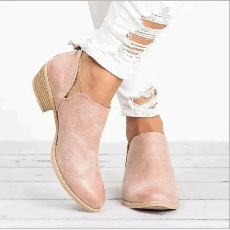 EOS | Stylische Wildleder Stiefeletten mit