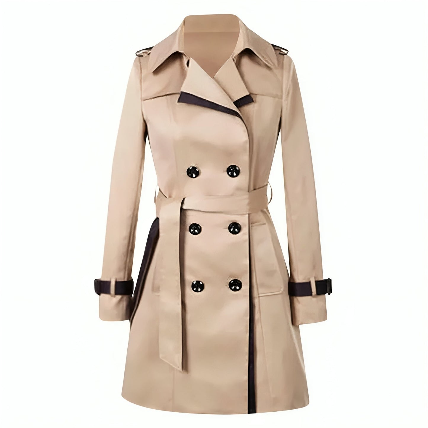 EOS | Eleganter Doppelreihiger Windbreaker Trenchcoat