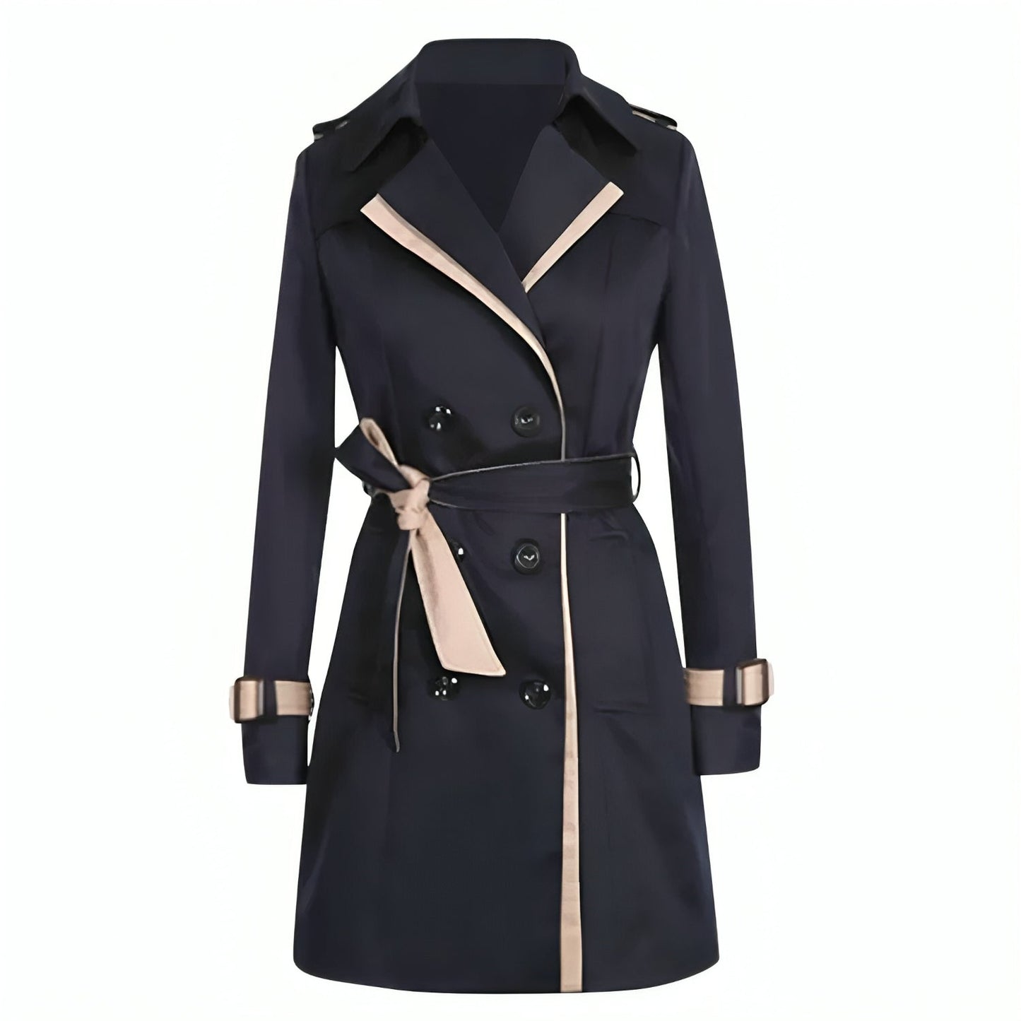 EOS | Eleganter Doppelreihiger Windbreaker Trenchcoat