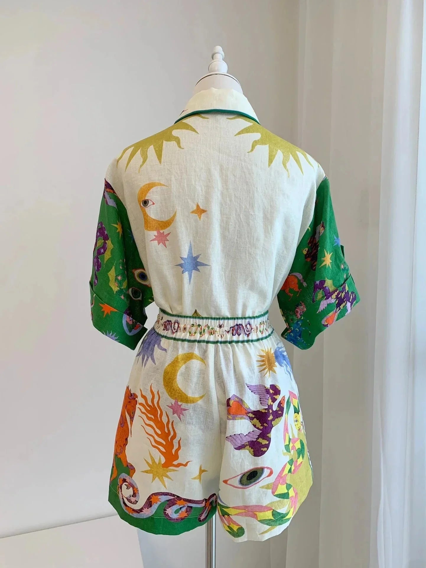 EOS | Lockere Passform Kurzarm Sommerkleidung Co Ord's Frauen