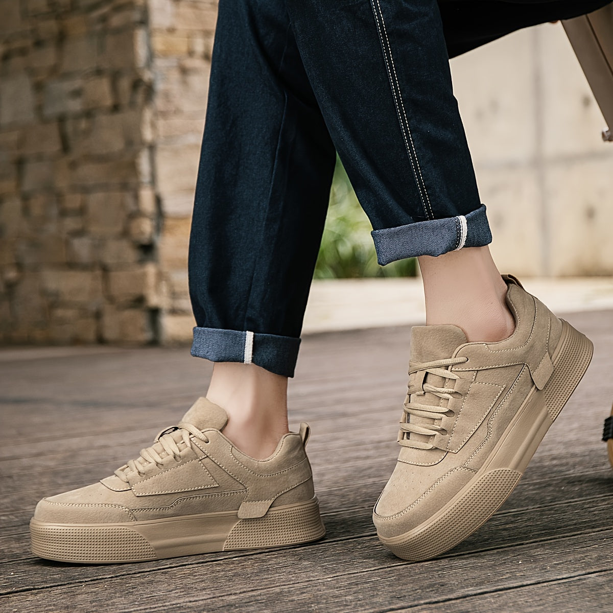 EOS | Herren Vintage Plattform Sneaker in