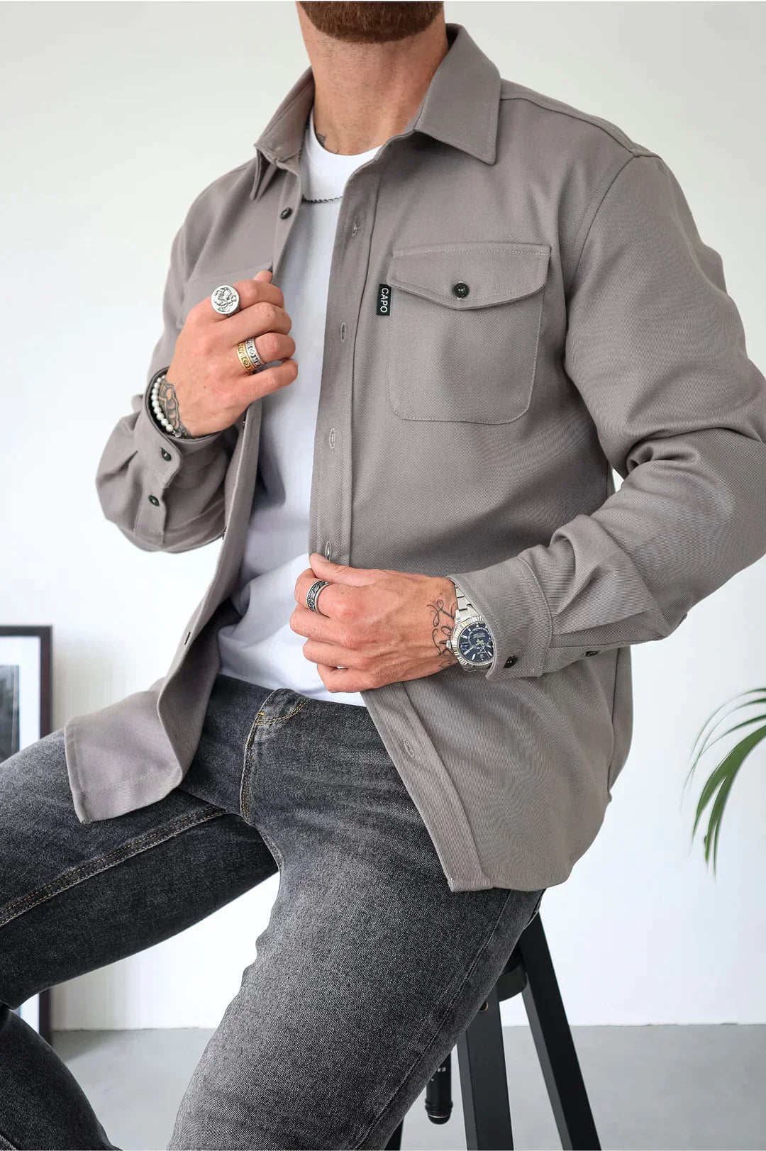 EOS | Premium Knopfleiste Jacke