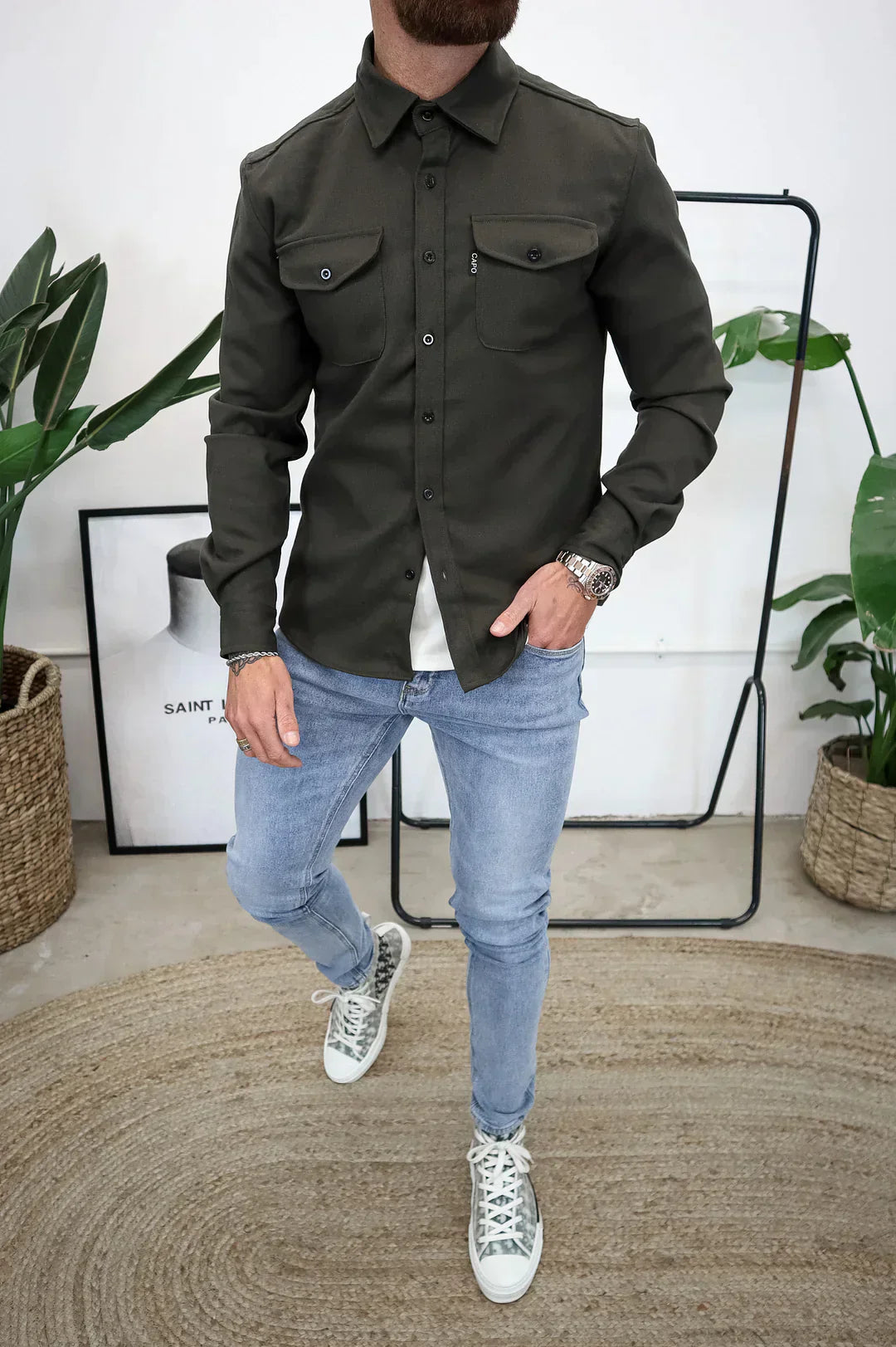 EOS | Premium Knopfleiste Jacke