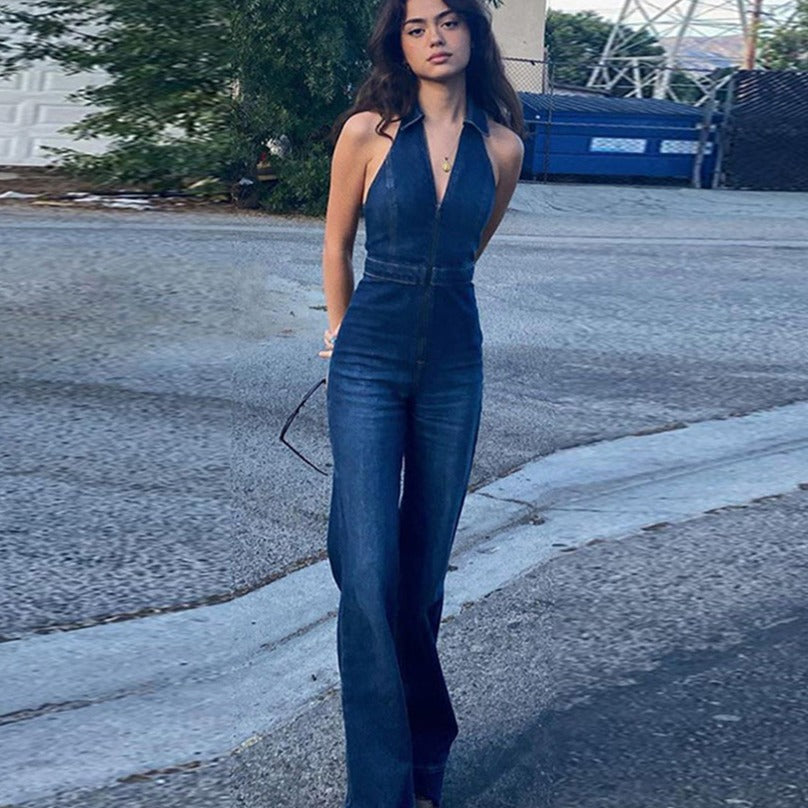 EOS | Denim Overall mit Neckholder
