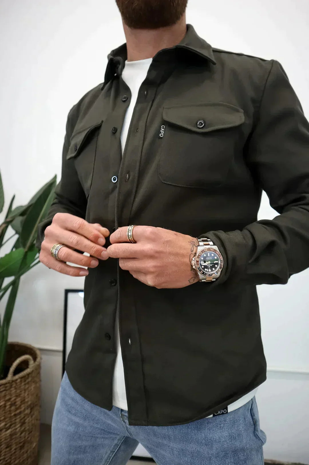 EOS | Premium Knopfleiste Jacke
