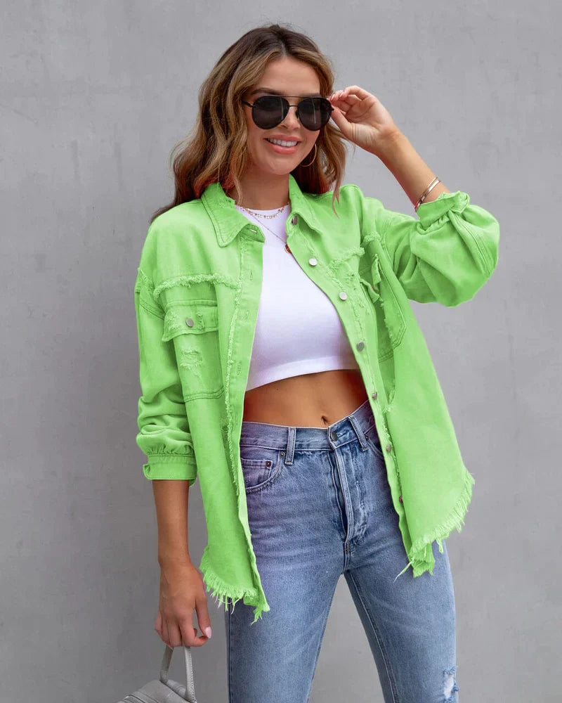 EOS | Lebendige Kante Atmungsaktive Jeansjacke