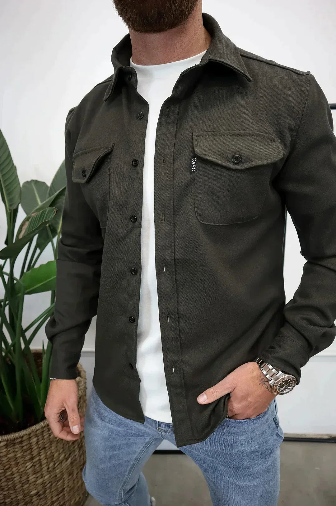 EOS | Premium Knopfleiste Jacke