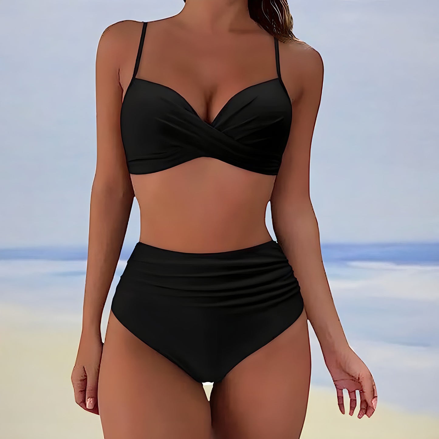 EOS | Bikini mit hoher Taille für Damen, Sommer Bademode