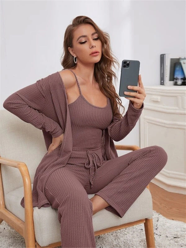 EOS | Luxus 3-teiliges Loungewear-Set für Damen