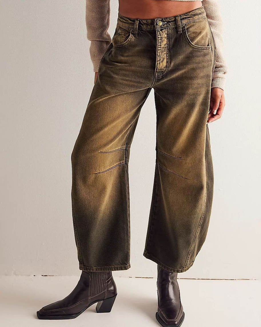 EOS | Mid Rise Barrel Jeans für Damen