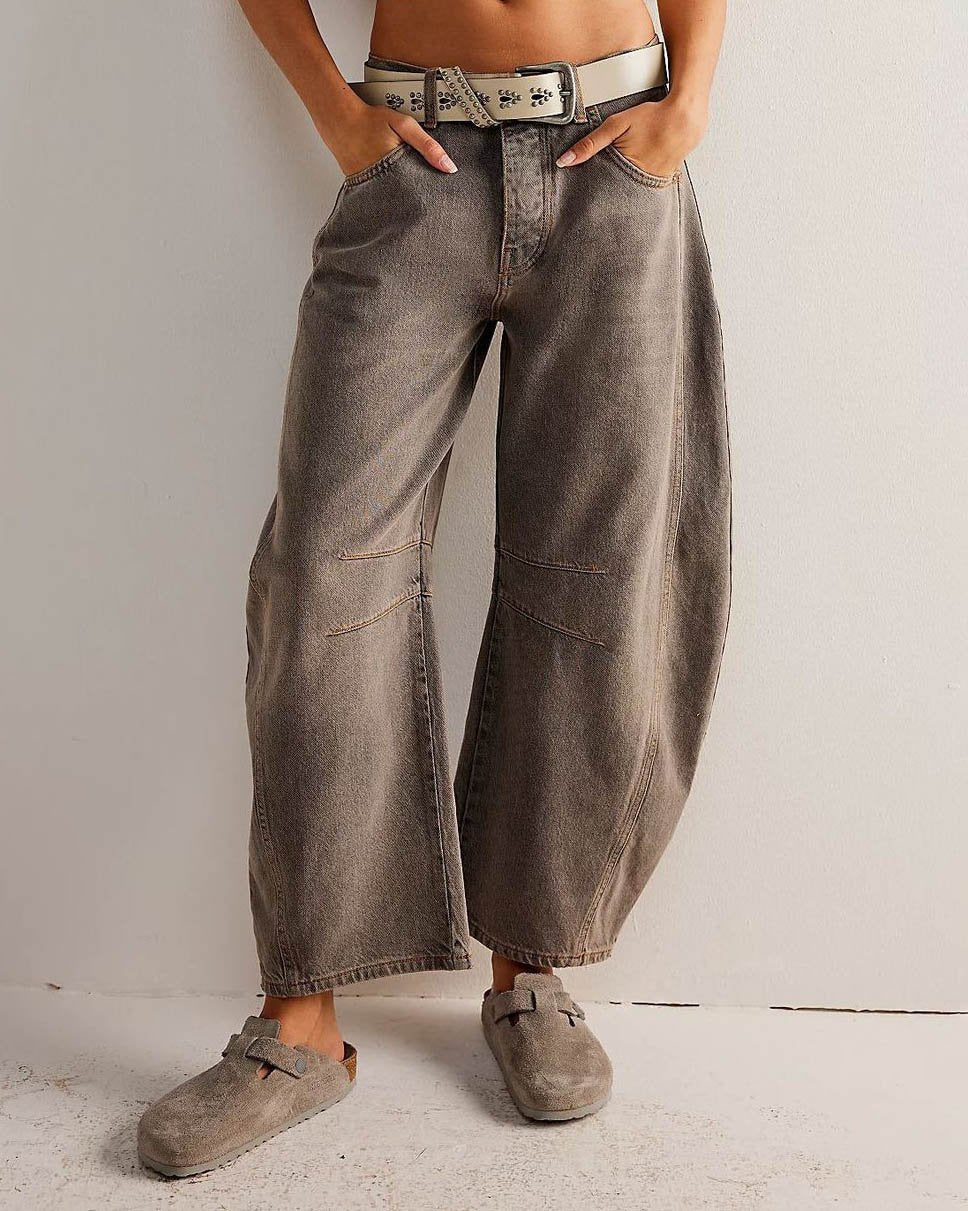 EOS | Mid Rise Barrel Jeans für Damen