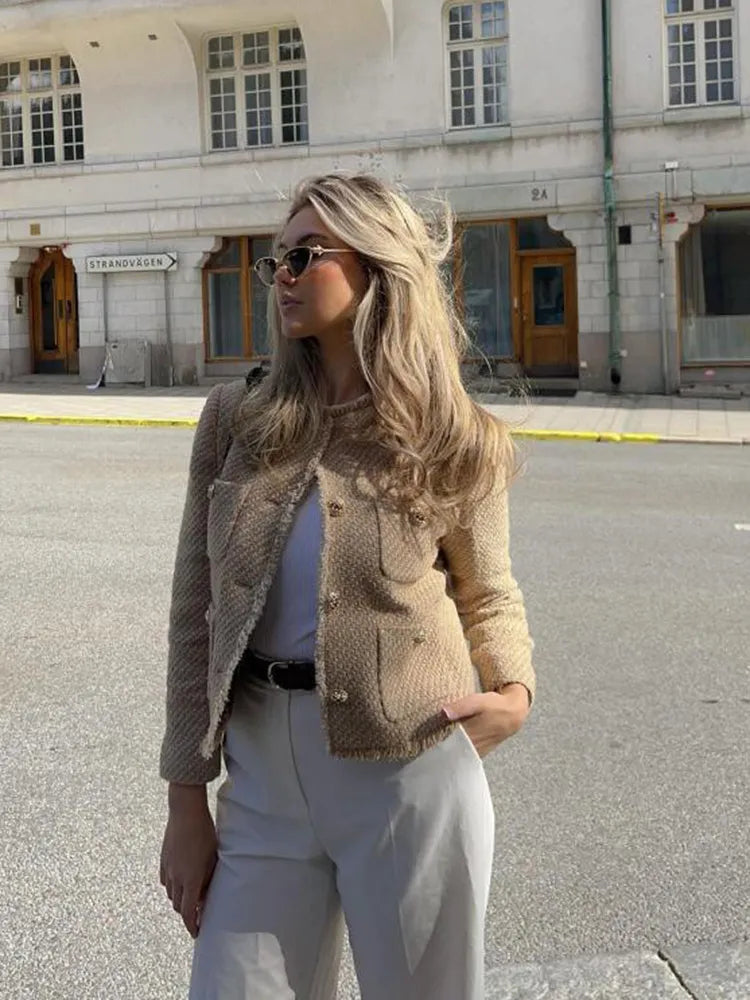 EOS | beigefarbene Jacke