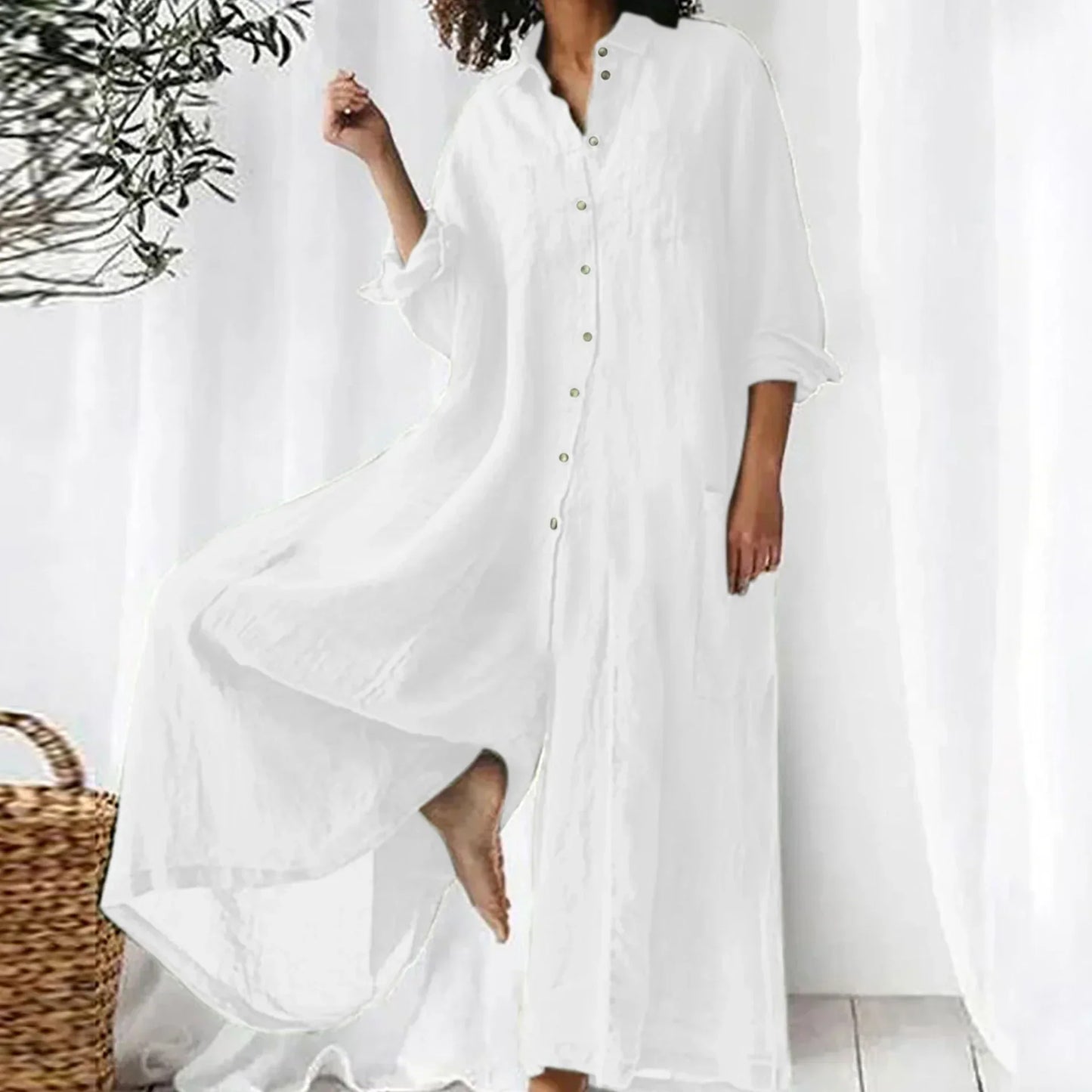 EOS | Zeitloser Leinen-Jumpsuit für Damen