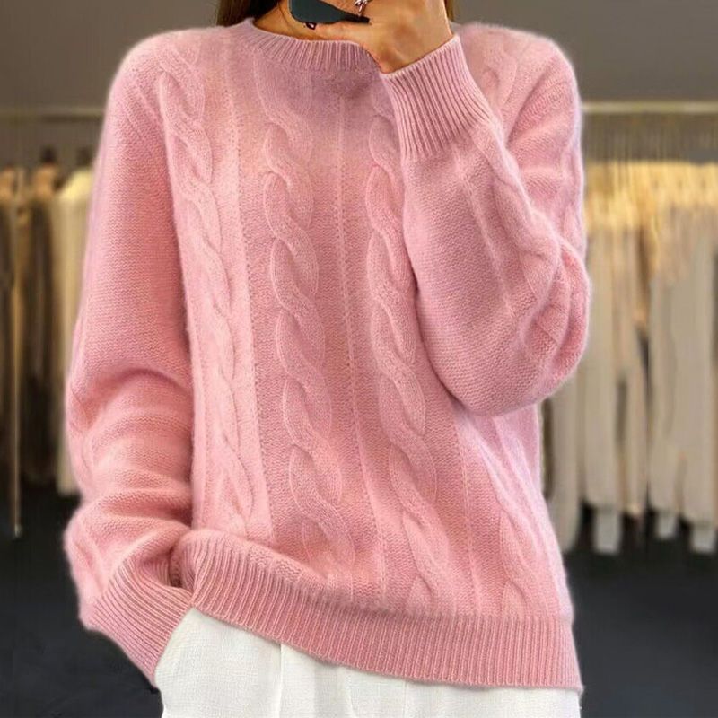 EOS | stylischer Pullover für Damen im Kabelstrickdesign