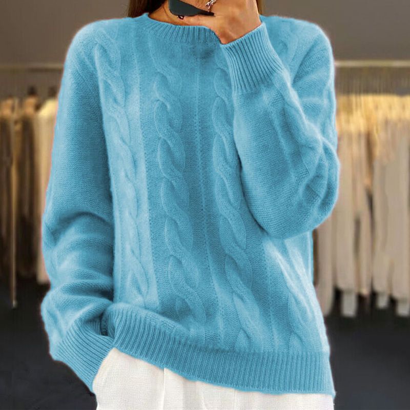 EOS | stylischer Pullover für Damen im Kabelstrickdesign