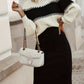 EOS | Damen Freizeit Rippenstrickpullover und Uni Midirock Set