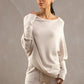 EOS | Asymmetrischer Cloud Drapierter Pullover