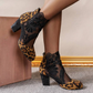 EOS | Bestickte High-Heel-Stiefel - Trendy Footwear