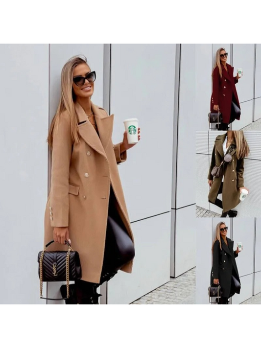 EOS | Lässiger Doppelreihiger Winter Trenchcoat
