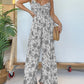 EOS | 2024 New Floral Hosenträger Jumpsuit mit weitem Bein