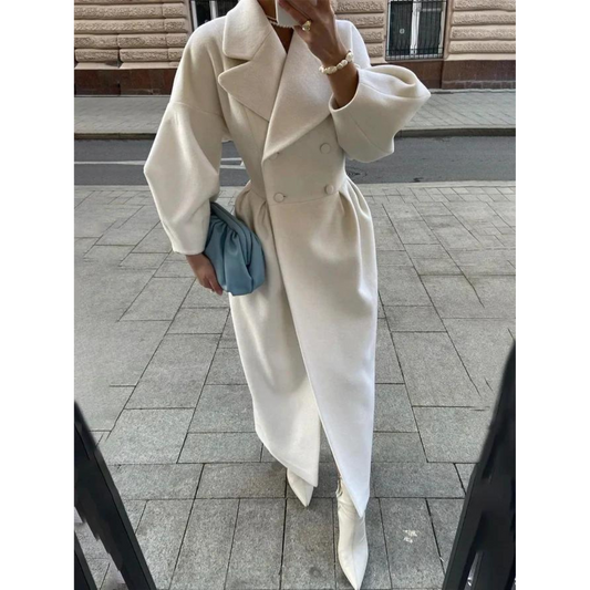 EOS | Eleganter Woll Trenchcoat mit Laternenärmeln