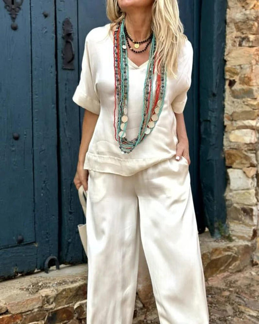 EOS | Blusen- und Hosenset mit elegantem Look