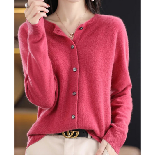 EOS Damen Rundhals Cardigan Pullover